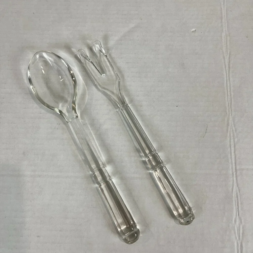 Vintage Glass Serving Set, 10